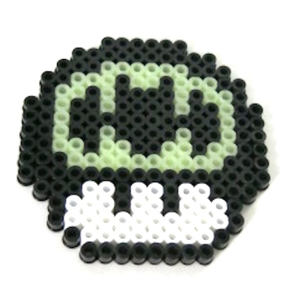 Perler Beads Batman Mushroom Heads Magnet - Picture 3 of 3